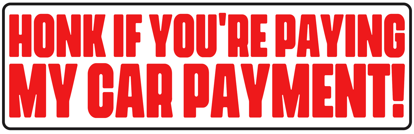 HONK IF YOU