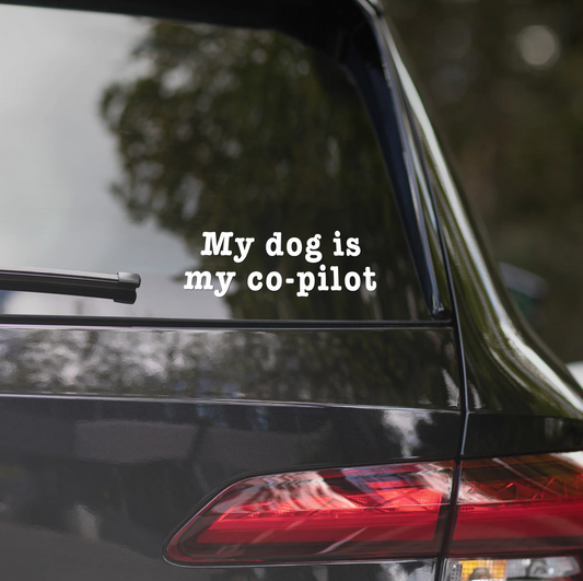 MY DOG IS MY CO-PILOT