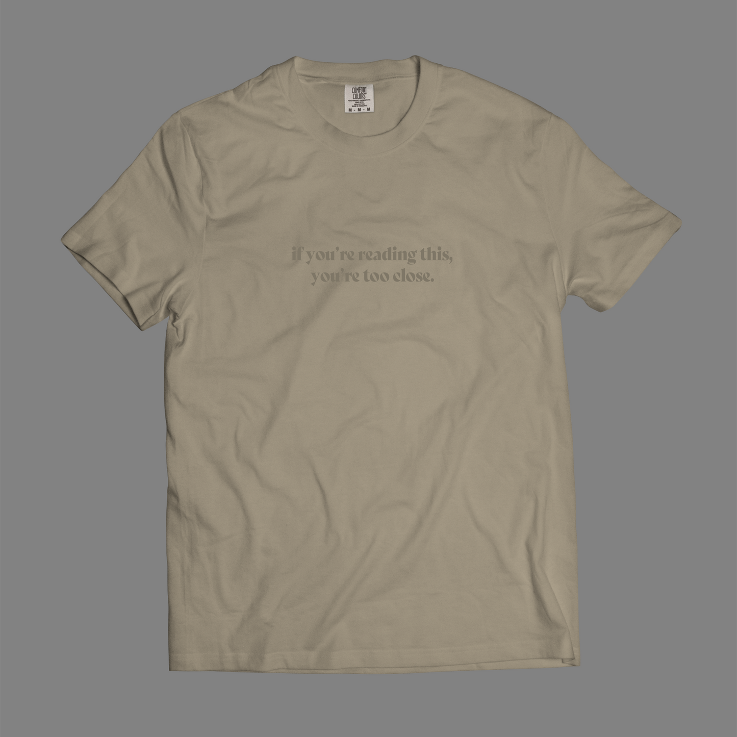 If You're Reading This You're Too Close