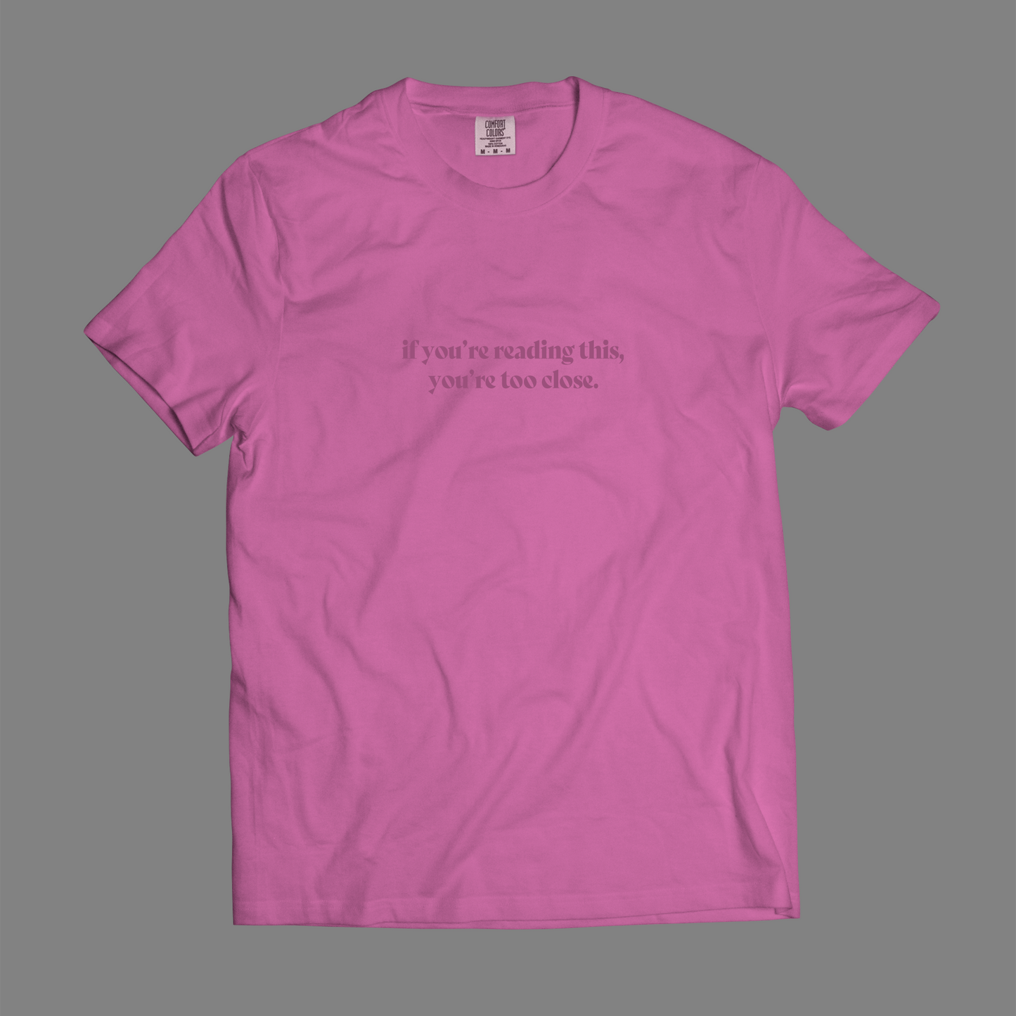 If You're Reading This You're Too Close