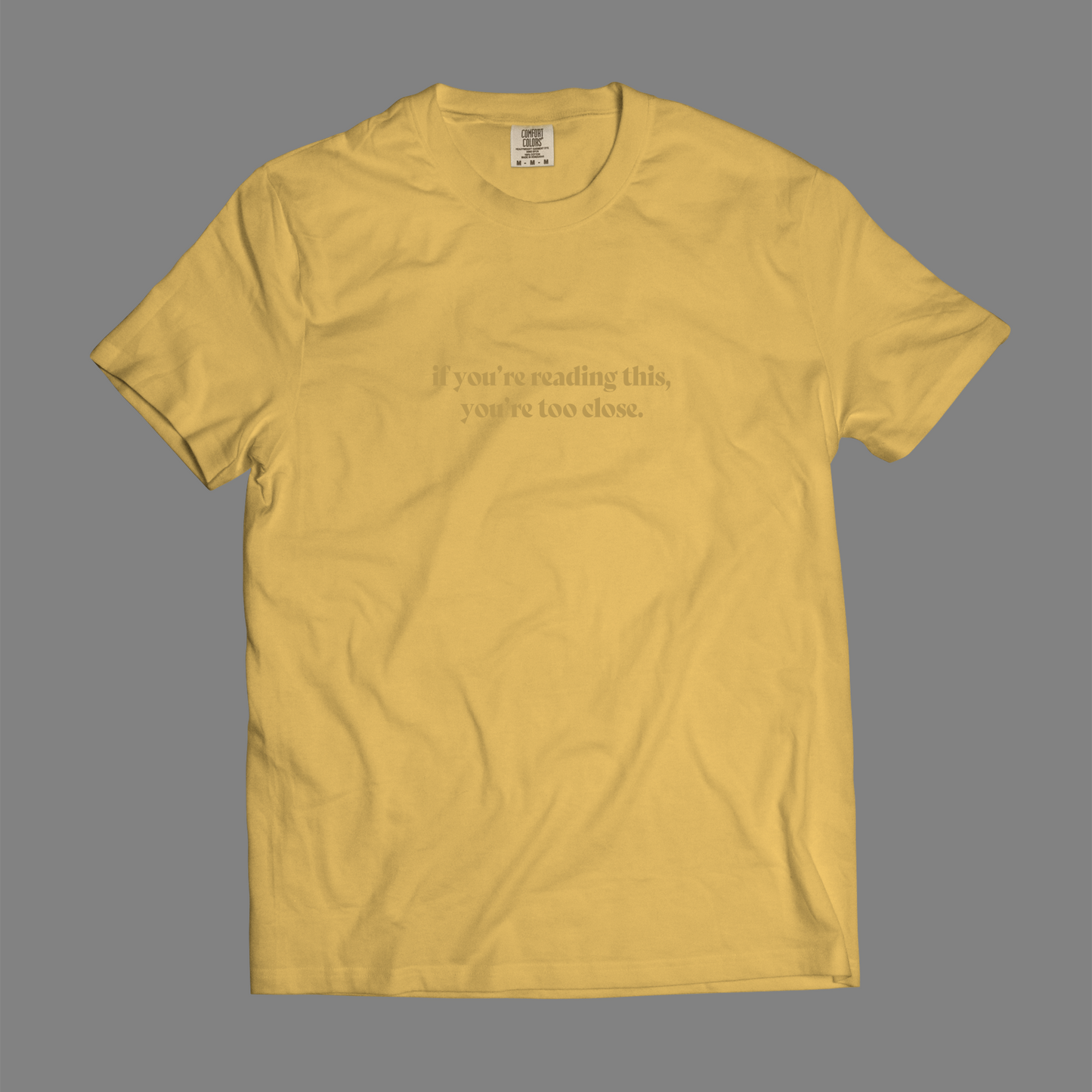 If You're Reading This You're Too Close